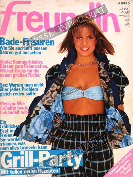 Freundin Modemagazin, 09.07.1981 bis 22.07.1981