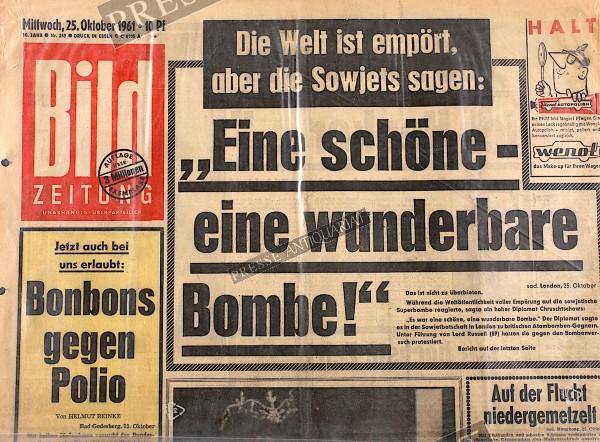 Bild Zeitung, 25.10.1961
