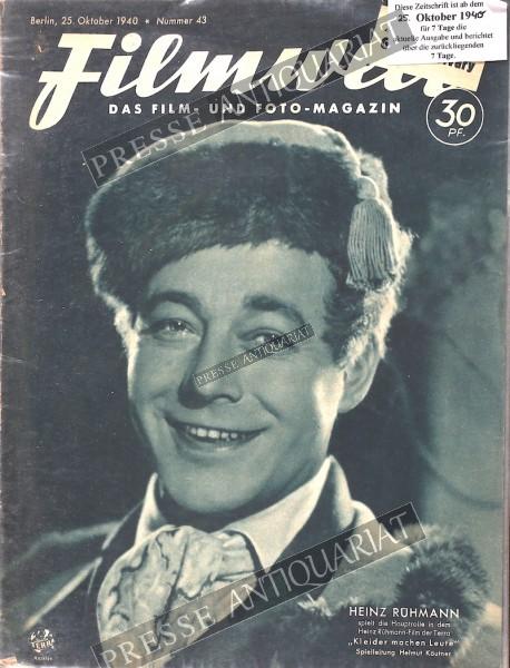 Filmwelt, 25.10.1940 bis 31.10.1940