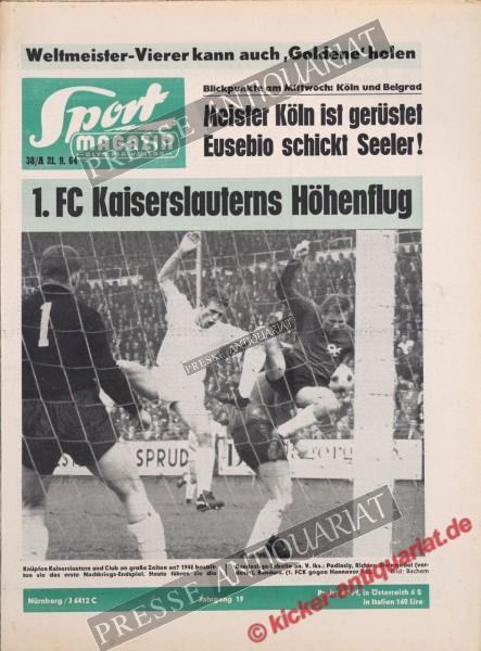 Sportmagazin Nr. 38A, 21.09.1964 bis 27.09.1964