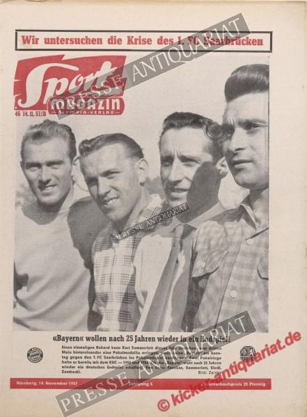 Sportmagazin Nr. 46B, 14.11.1957 bis 20.11.1957