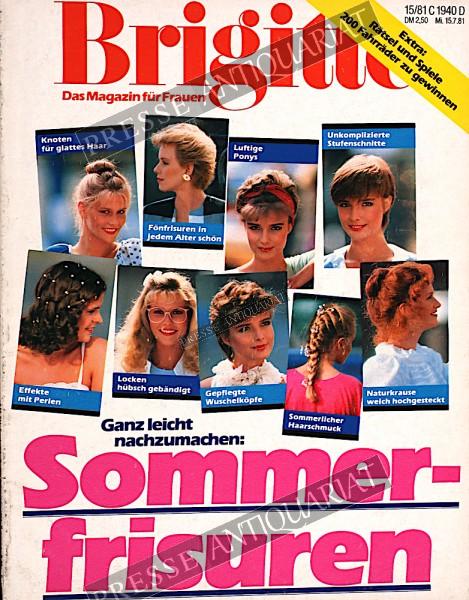 Brigitte Modemagazin, 15.07.1981 bis 28.07.1981