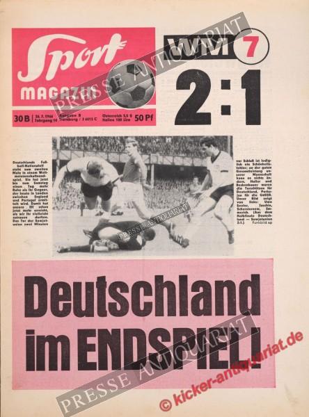 Sportmagazin Nr. 30B, 26.07.1966 bis 01.08.1966