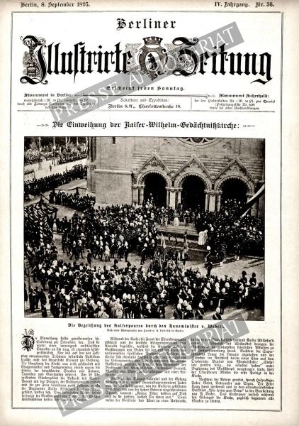 Berliner Illustrirte Zeitung, 08.09.1895 bis 14.09.1895