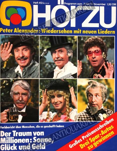 Hörzu Rundfunkzeitung, 07.11.1981 bis 13.11.1981