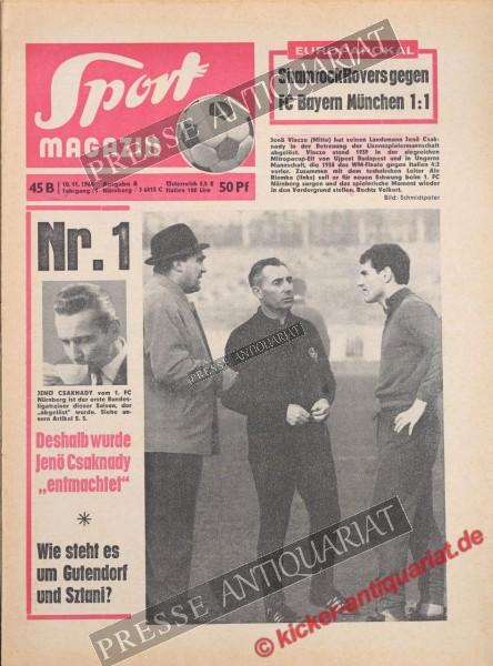 Sportmagazin Nr. 45B, 10.11.1966 bis 16.11.1966