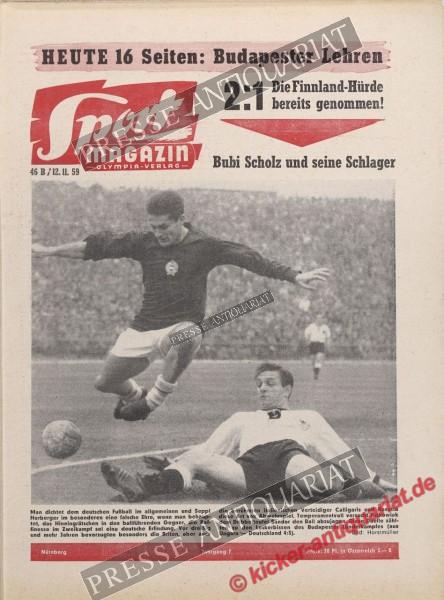 Sportmagazin Nr. 46B, 12.11.1959 bis 18.11.1959