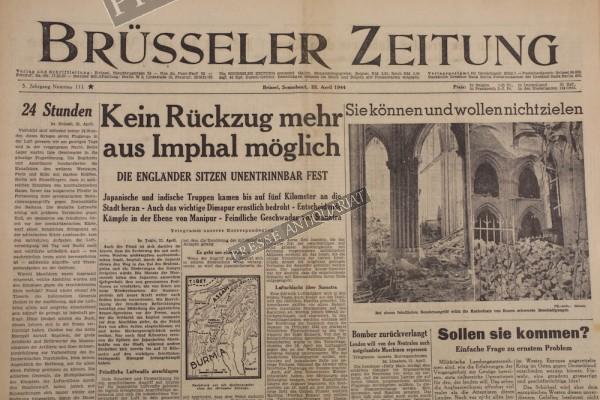 Brüsseler Zeitung, 22.04.1944