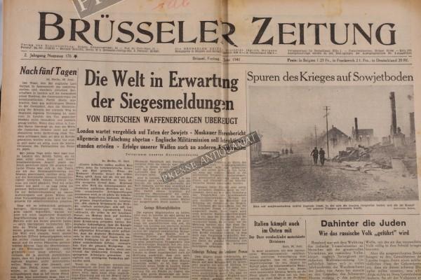Brüsseler Zeitung, 27.06.1941