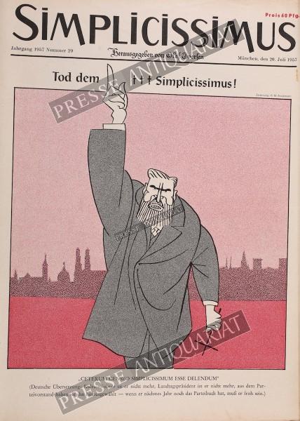Simplicissimus, 20.07.1957 bis 26.07.1957