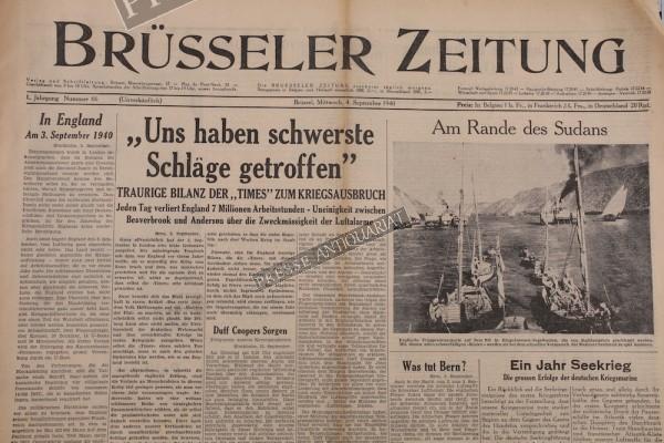 Brüsseler Zeitung, 04.09.1940