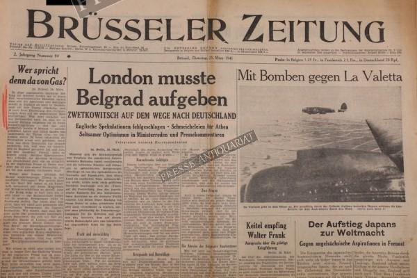 Brüsseler Zeitung, 25.03.1941