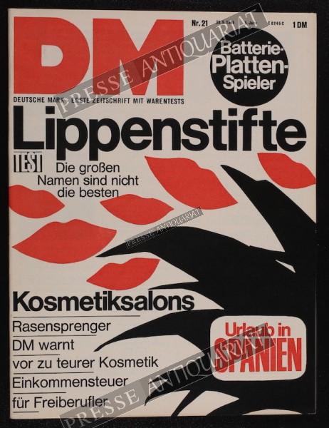 DM Die Deutsche Mark Zeitschrift mit dem Warentest, 20.05.1965 bis 26.05.1965