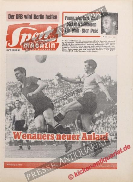 Sportmagazin Nr. 36B, 30.08.1961 bis 05.09.1961