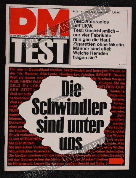 DM Die Deutsche Mark Zeitschrift mit dem Warentest, 05.05.1966 bis 11.05.1966