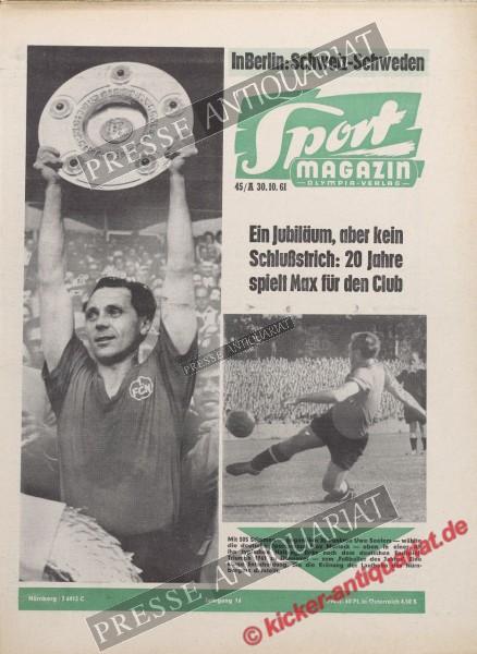 Sportmagazin Nr. 45A, 30.11.1961 bis 06.12.1961