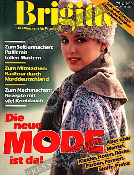 Brigitte Modemagazin, 12.08.1981 bis 25.08.1981