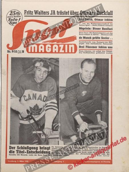 Sportmagazin Nr. 9B, 03.03.1955 bis 09.03.1955