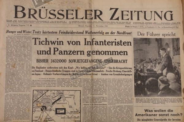 Brüsseler Zeitung, 11.11.1941