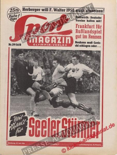 Sportmagazin Nr. 29B, 19.07.1956 bis 25.07.1956