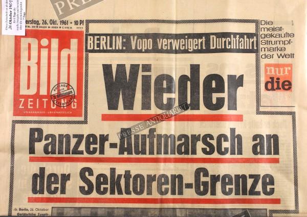 Bild Zeitung, 26.10.1961