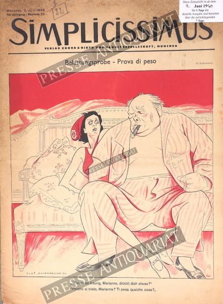 Simplicissimus, 02.06.1940 bis 08.06.1940