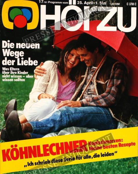 Hörzu Rundfunkzeitung, 25.04.1981 bis 01.05.1981