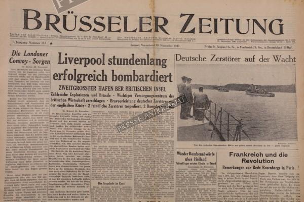 Brüsseler Zeitung, 30.11.1940