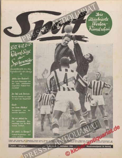Sportmagazin Nr. 6, 11.12.1946 bis 17.12.1946