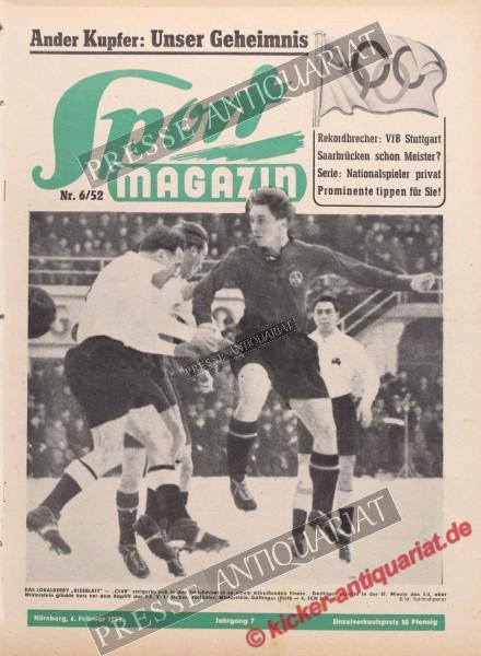 Sportmagazin Nr. 6A, 06.02.1952 bis 12.02.1952