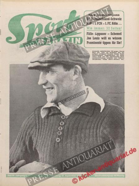 Sportmagazin Nr. 39, 27.09.1950 bis 03.10.1950
