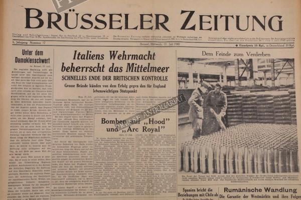 Brüsseler Zeitung, 17.07.1940