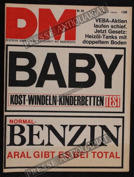 DM Die Deutsche Mark Zeitschrift mit dem Warentest, 02.09.1965 bis 08.09.1965