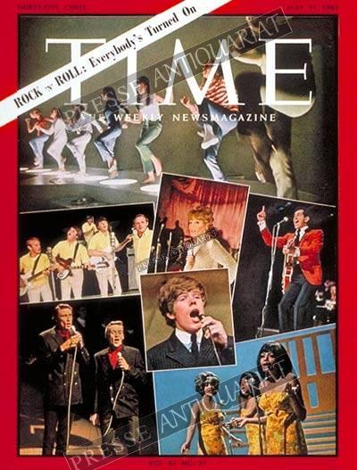 TIME Magazin – Wochenausgabe vom 21. bis 27. Mai 1965  Titelthema: Rock ’n’ Roll – Everybody’s Turned On