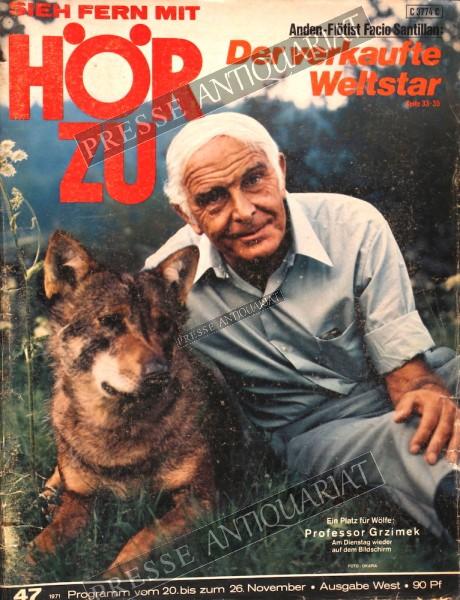 Hörzu Fernsehmagazin, 20.11.1971 bis 03.12.1971
