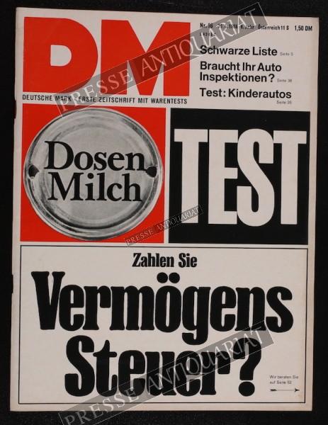 DM Die Deutsche Mark Zeitschrift mit dem Warentest, 21.04.1966 bis 27.04.1966