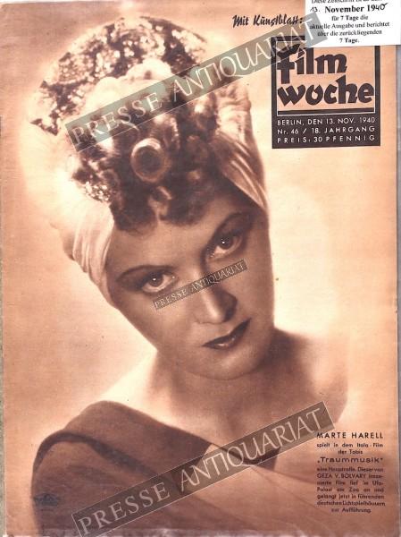 Film Woche, 13.11.1940 bis 19.11.1940