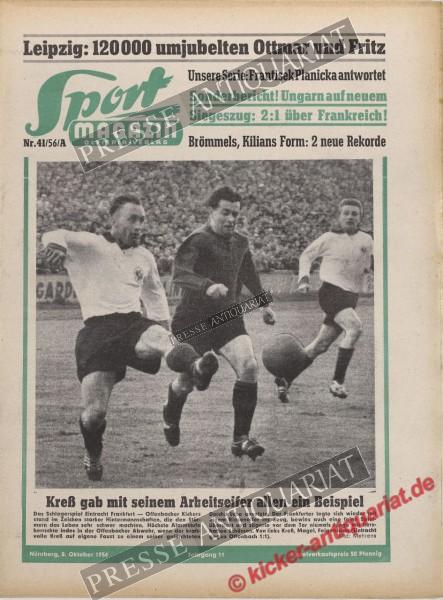 Sportmagazin Nr. 41A, 08.10.1956 bis 14.10.1956
