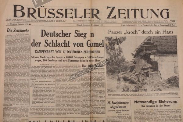 Brüsseler Zeitung, 21.08.1941