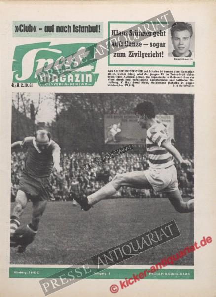 Sportmagazin Nr. 41A, 02.10.1961 bis 08.10.1961