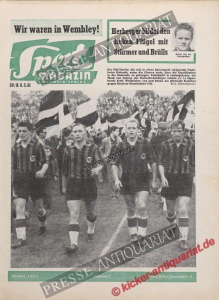 Sportmagazin Nr. 20A, 08.05.1961 bis 14.05.1961
