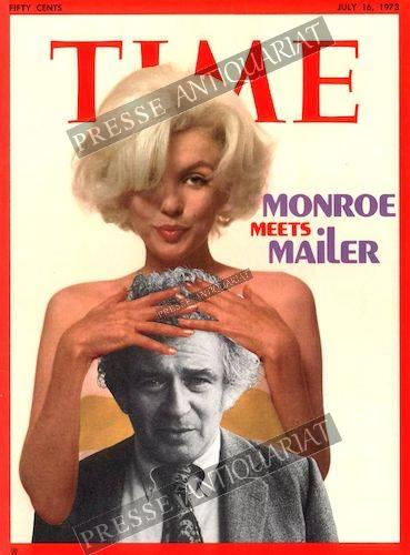 Time Magazin 16. July 1973: Marilyn Monroe and Norman Mailer. MONROE MEETS MAILER.