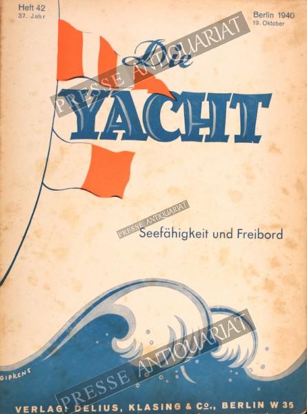 Die Yacht Magazin, 19.10.1940 bis 18.11.1940