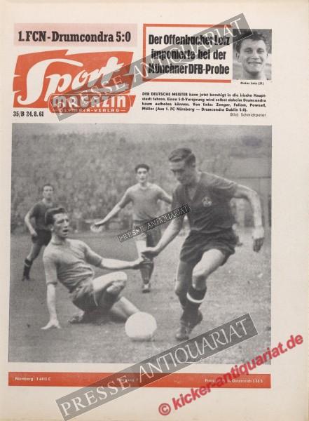 Sportmagazin Nr. 35B, 24.08.1961 bis 30.08.1961