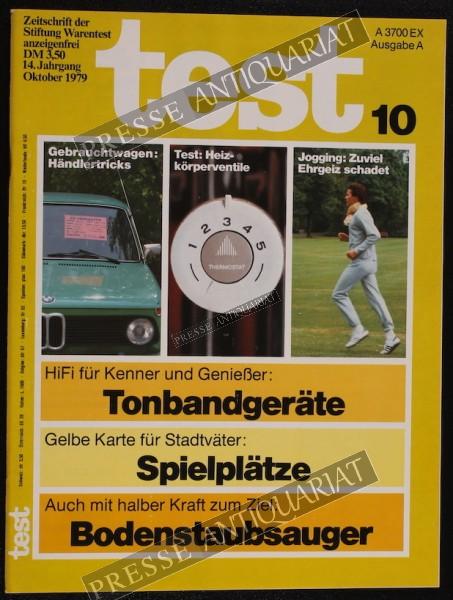 Test Zeitung der Stiftung Warentest, 01.10.1979 bis 31.10.1979