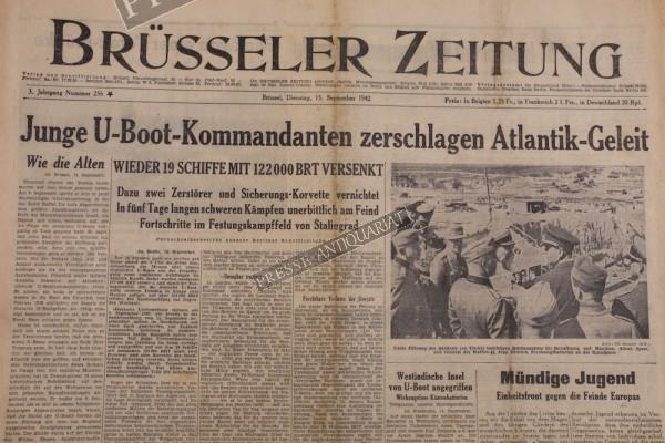 Brüsseler Zeitung, 15.09.1942