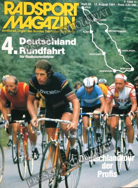 Radsport Magazin, 12.08.1981 bis 25.08.1981