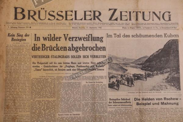 Brüsseler Zeitung, 13.09.1942