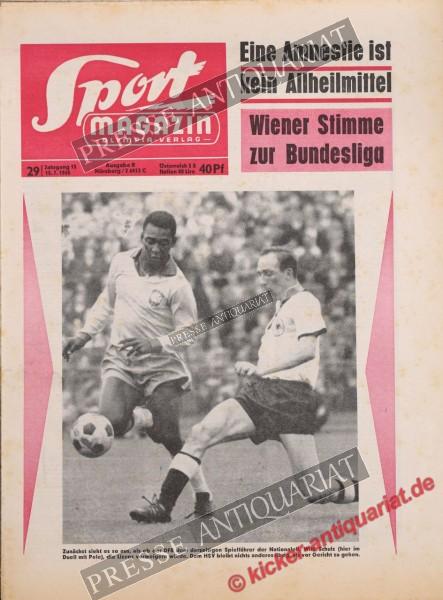 Sportmagazin Nr. 29B, 15.07.1965 bis 21.07.1965