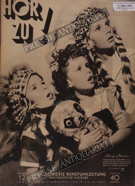 Rundfunkzeitung Hörzu, 18.03.1951 bis 24.03.1951